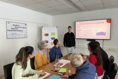 Teammeeting bei power solution